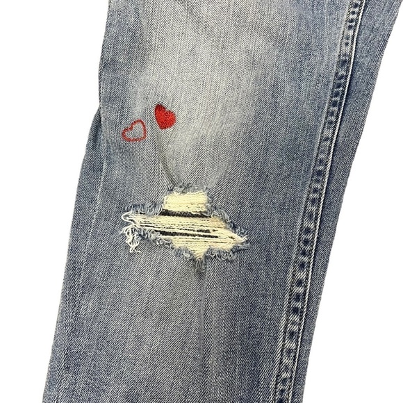 LEVI’S 535 Super Skinny 26 Stars Hearts - Picture 6 of 11